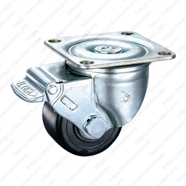 Bánh xe xoay sàn thấp có khóa K-611JS